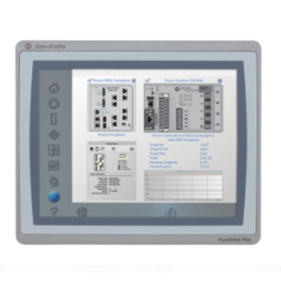PLC 2711P-T10C22D8S PANELVIEW STANDARD 10&quot;W MODULO TERMINALE